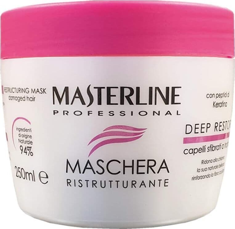 Maschera Riparatrice Intensiva Masterline Deep Restore - Trattamento Capelli Danneggiati - 250 ml