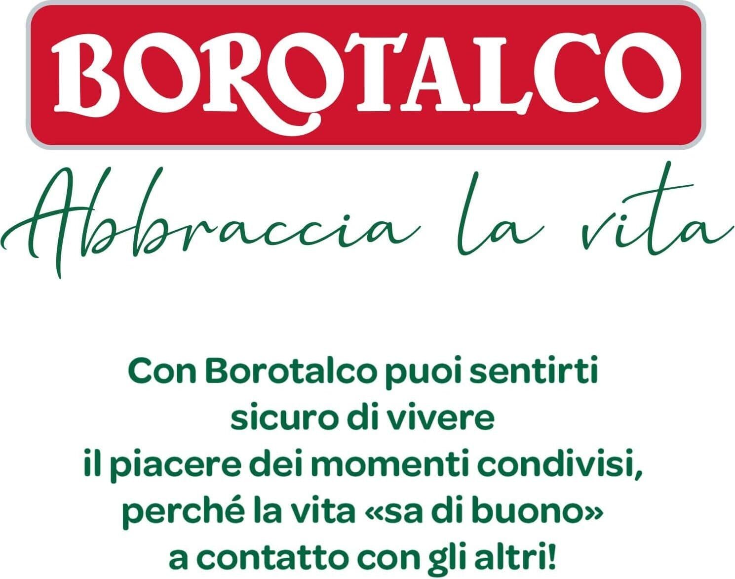 Deodorante spray invisibile con profumo classico Borotalco. Flacone da 75 ml.