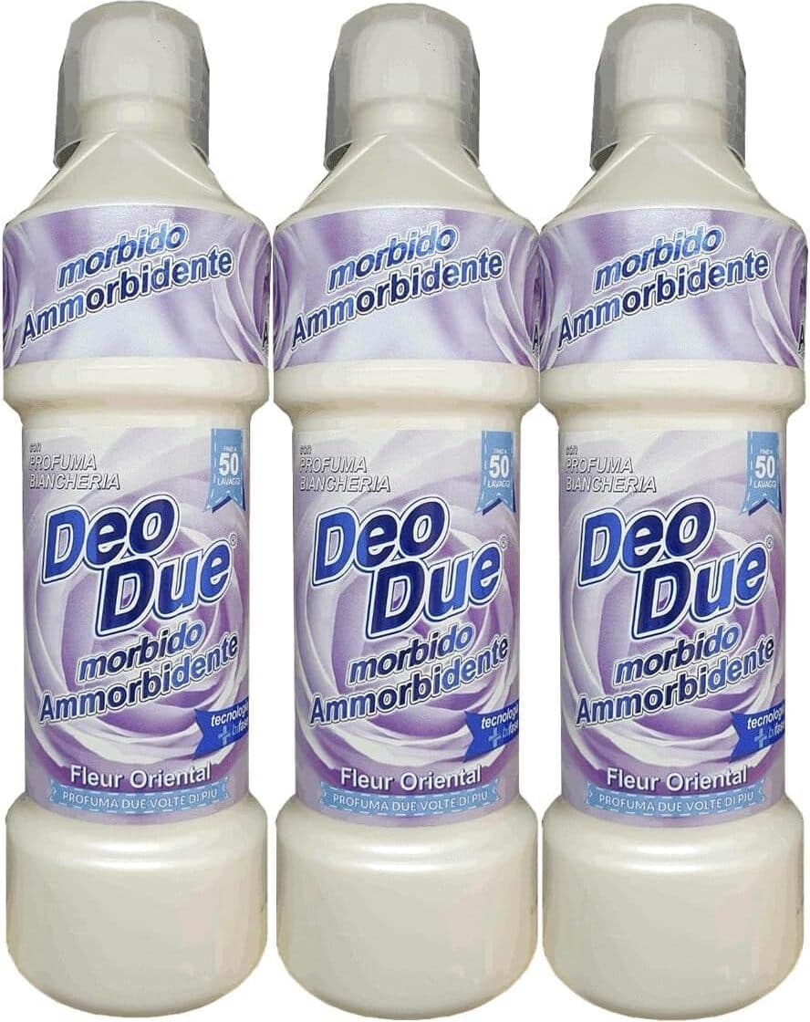 3 X Ammorbidente Deo Due Morbido Fleur Oriental 1 kg - Freschezza Duratura e Profumo Intenso