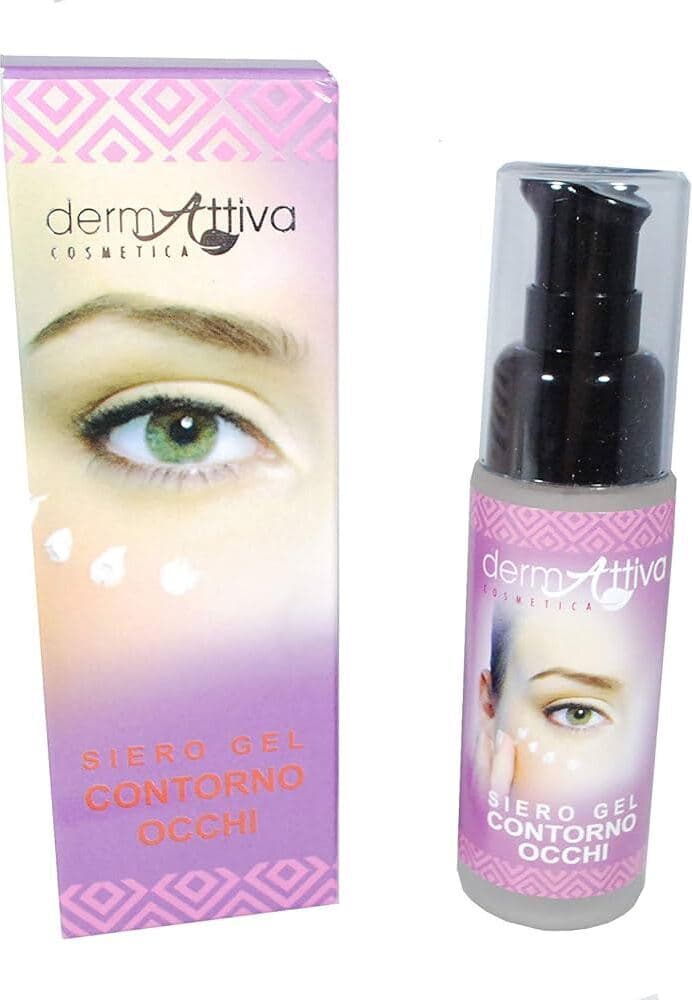Siero Gel Crema Dermattiva: Trattamento Contorno Occhi 30 ml con Dosatore, Formato 50 ml - Ideale per la Cura della Pelle