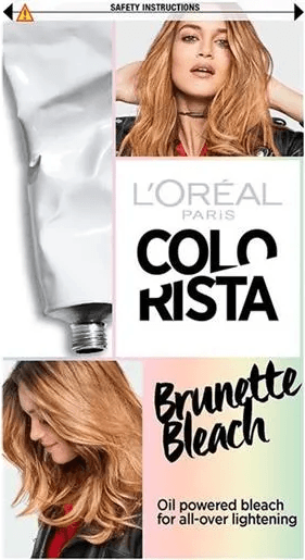 Tinta Capelli Oreal Colorista Brunette Bleach - Decolorante Intenso per Castane