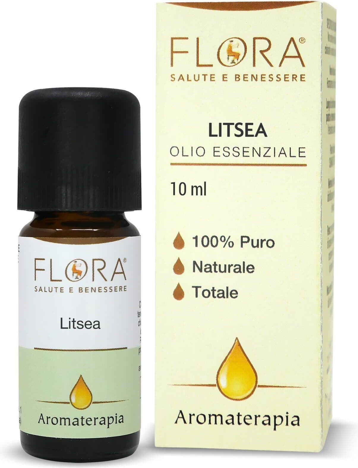 Olio Essenziale di Litsea Flora 100% Puro - 10 ml - Aromaterapia e Benessere Naturale