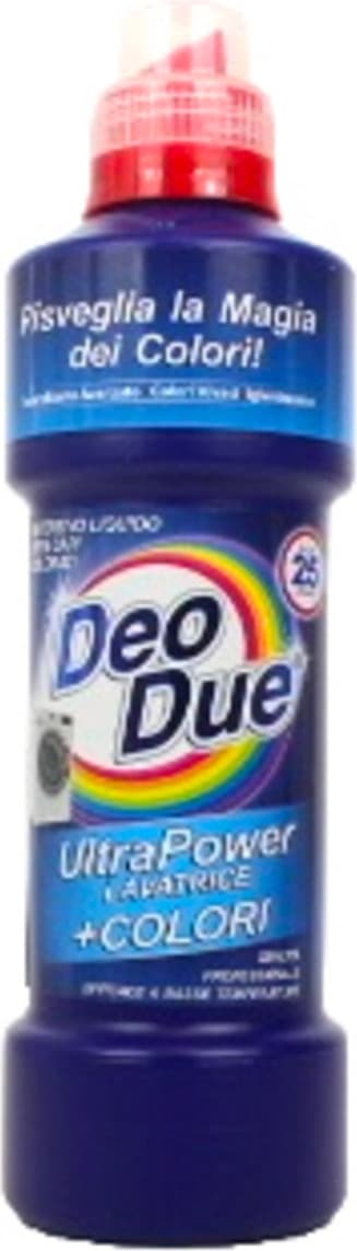 Detersivo Liquido Deo Due Ultra Power Color per Lavatrice, 1 Litro - Alta Efficienza su Tessuti Colorati