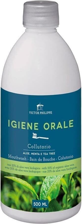 Collutorio Aloe Menta e Tea Tree Victor Philippe - Pack 3 Pezzi: Igiene Orale Naturale