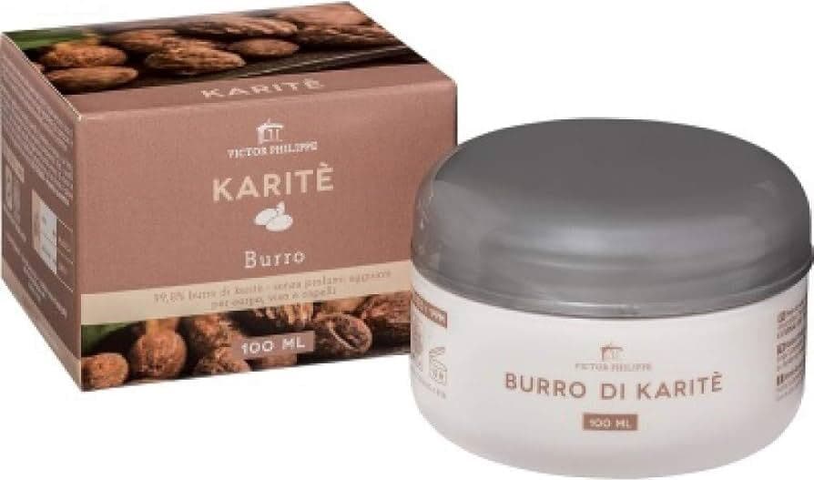 Burro di Karité 100% Puro e Naturale Victor Philippe - Idratante Biologico per Pelle e Capelli