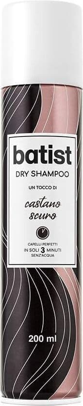 Shampoo Secco Rivitalizzante per Capelli Castano Scuro - Formula Nutriente 200 ml