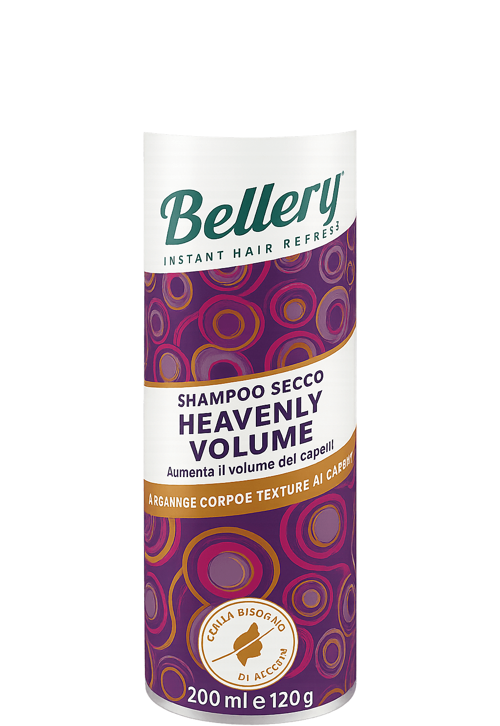 Shampoo Secco Bellery Heavenly Volume 200ml - Volume Extra, Capelli Freschi Instantanei