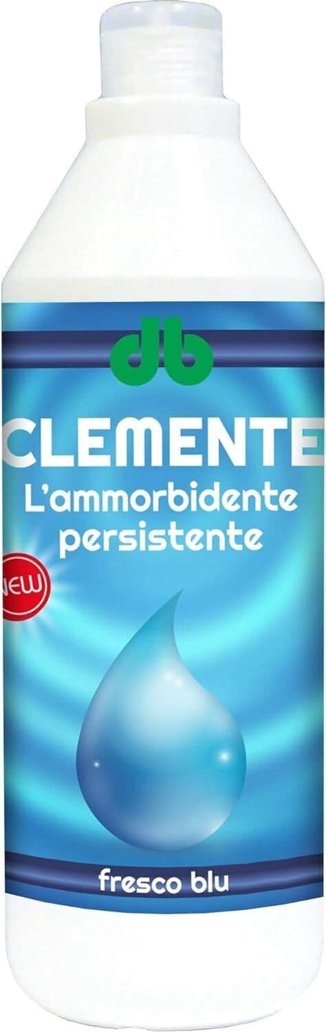 Ammorbidente Profumato Clemente Fresco Blu, Alta Qualità, 1 Litro