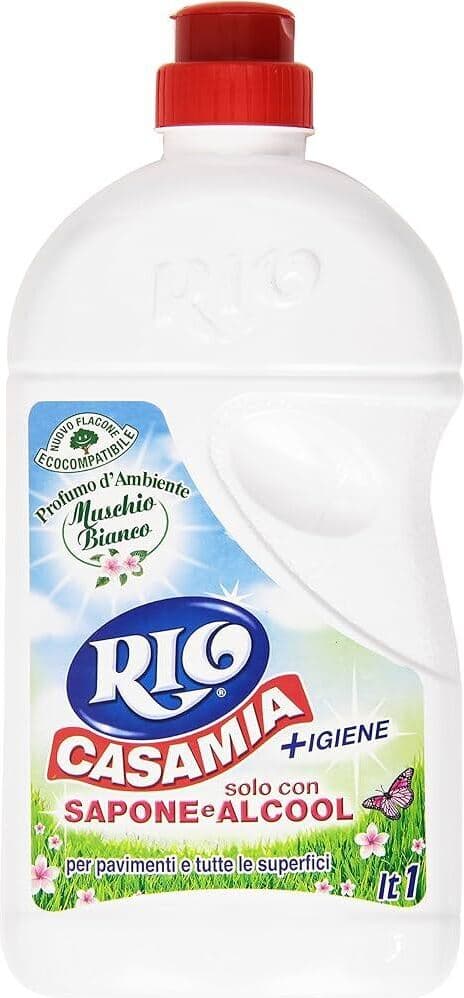 Detergente Igienizzante Ammoniaca Rio per Superfici Dure - Pulizia Profonda - 1000 ml