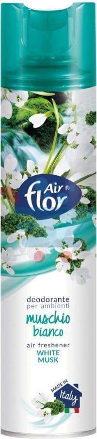 Deodorante per Ambienti AIR FLOR | Fragranza Muschio Bianco | Spray Neutralizzatore Odori | 300 ml