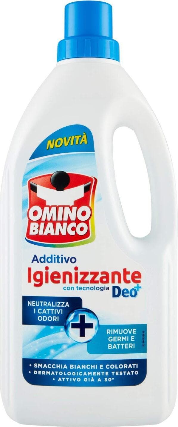 Disinfettante Liquido Omino Bianco Multiuso - 4 pezzi da 900 ml [3600 ml]