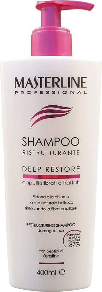 Shampoo Ristrutturante Masterline - 400 ml - Capelli Danneggiati Repair Therapy