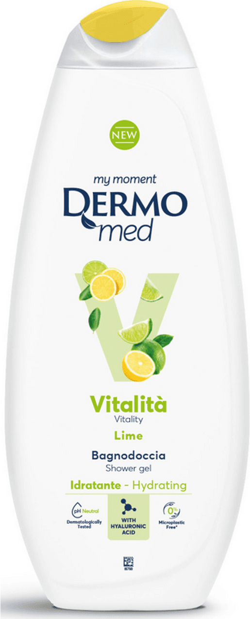 Dermo Bagnodoccia Rivitalizzante al Lime - Formula Nutriente 650ml - Cura della Pelle Energizzante