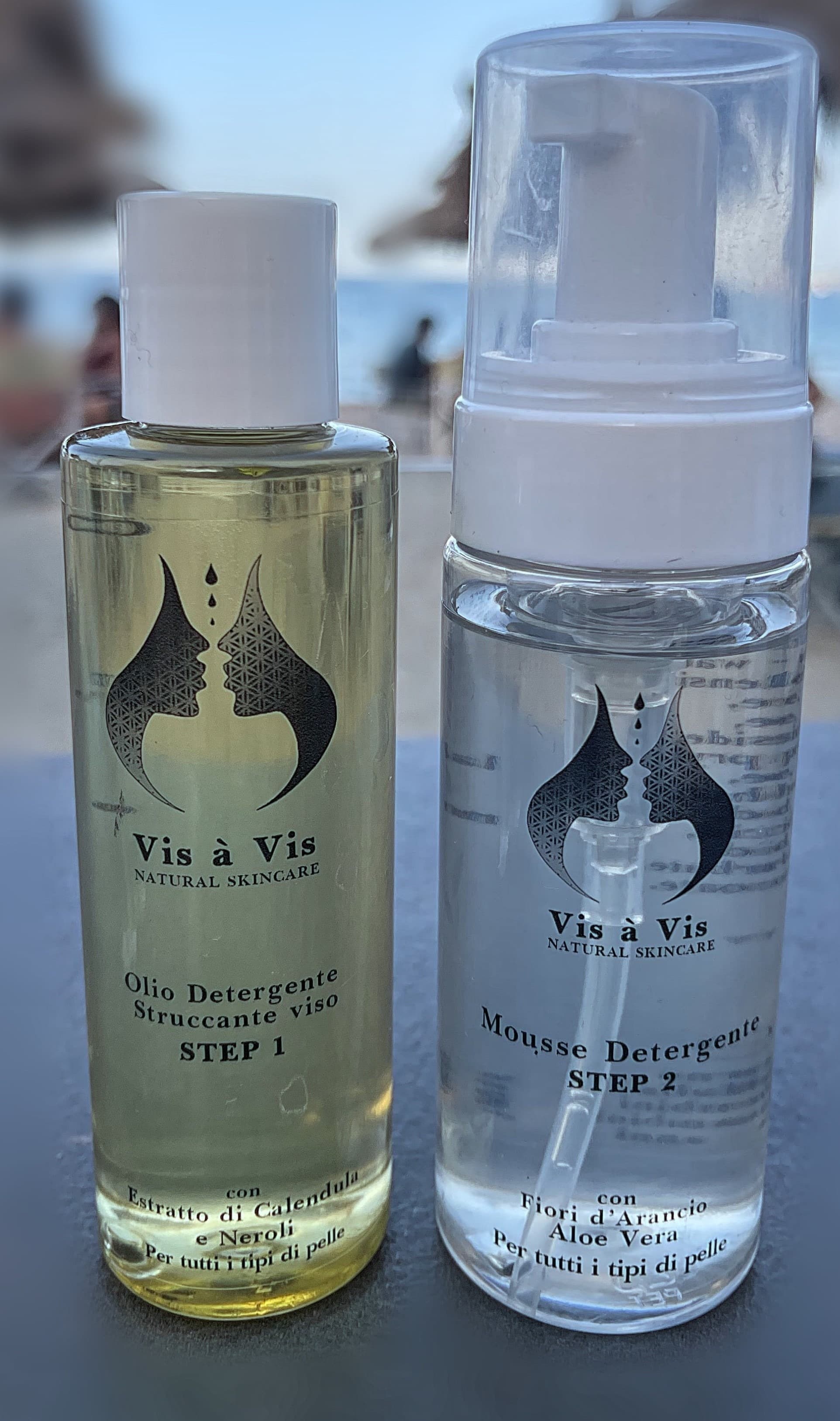 Kit Completo Detersione Viso Premium: Olio Detergente 150ml e Mousse Detergente 150ml