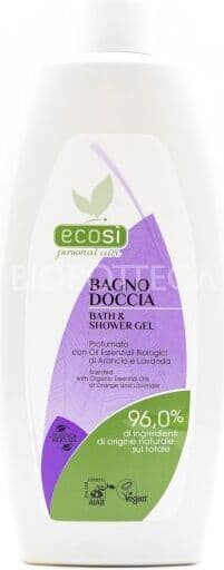 Bagnodoccia Bio Vegan Arancio e Lavanda, Nichel Tested, 500 ml - Formula Naturale e Cruelty-Free