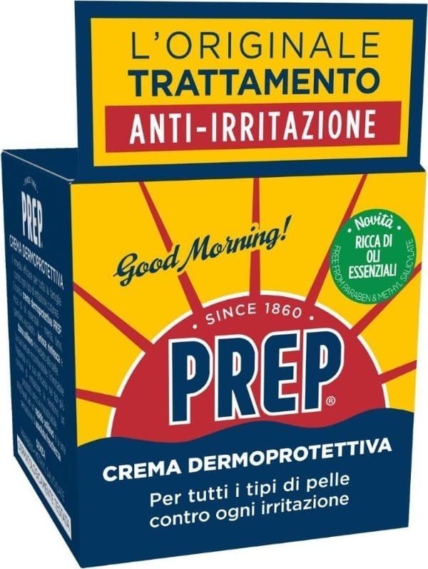 Crema PREP Vaso 75 ml Anti-Irritazione con Oli Essenziali Ricca Formula AmV