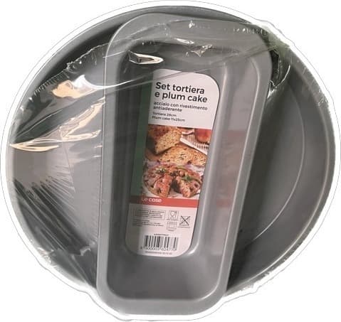 Set di Teglie per Torte e Plumcake in Silicone Antiaderente