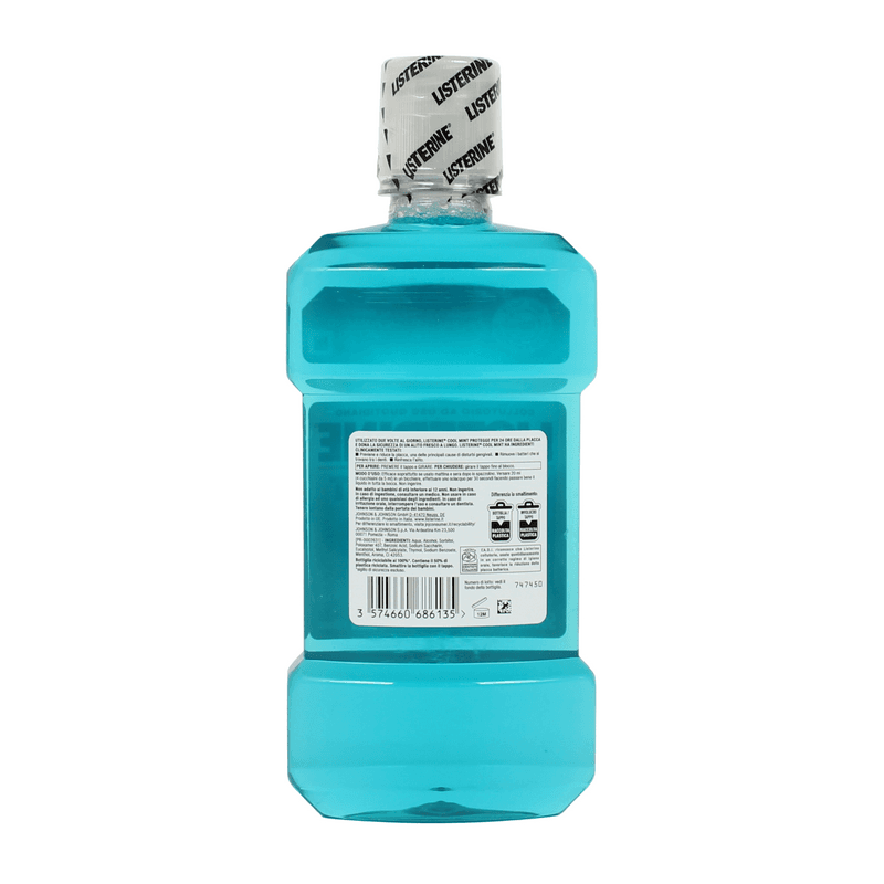 Collutorio Listerine Cool Mint 500 ml - Freschezza e Protezione Completa