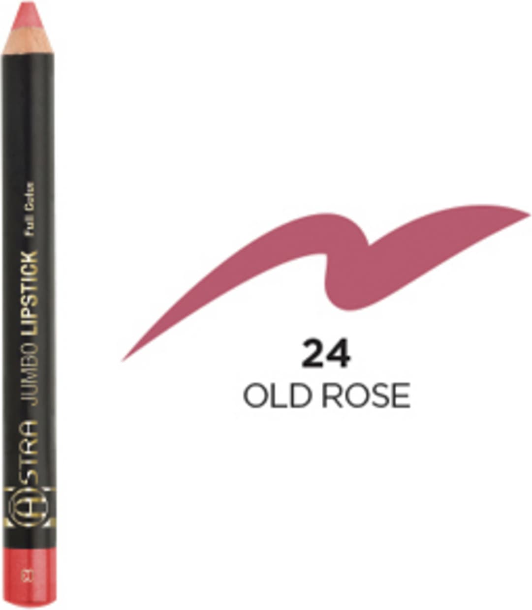 Astra Jumbo Matitone Lipstick Rossetto N.24 Old Rose - 30G, Viola