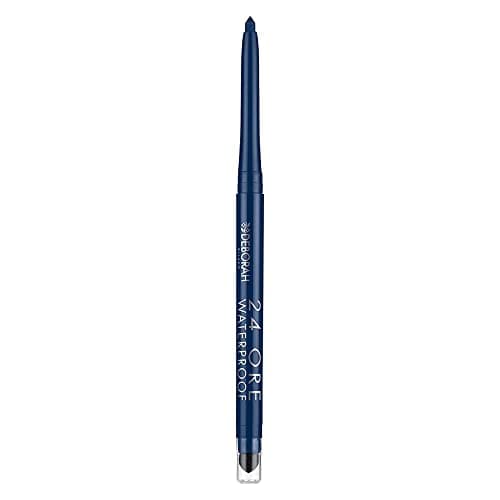 Matita Occhi Waterproof 24 Ore Deborah Milano, 04 Blue - Alta Precisione, Lunga Durata e Ultra-pigmentata, 0.5 gr - Ideale per uno Sguardo Intenso e Definito