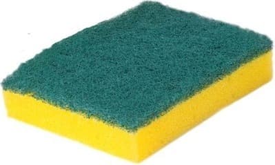 Spugna Abrasiva Scotch-Brite Classic Salvadita, Confezione Doppia, Gialla e Verde, Ideale per Cucina e Pulizia Generale