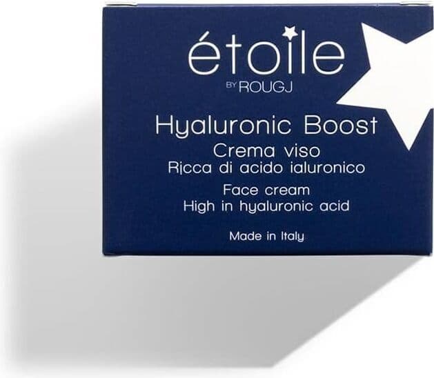 Crema Idratante Rougj Etoile Hyaluronic Boost 30ml - Trattamento Viso Antirughe con Acido Ialuronico