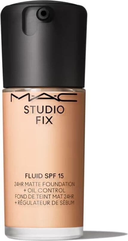 Fondotinta MAC Studio Fix Fluid SPF 15 - Copertura Completa, Finish Opaco, 30 ml Tonalità NW13