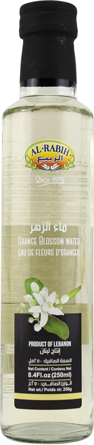 Acqua di Fiori d'Arancio 250ml Al Rabih - Essenza Naturale