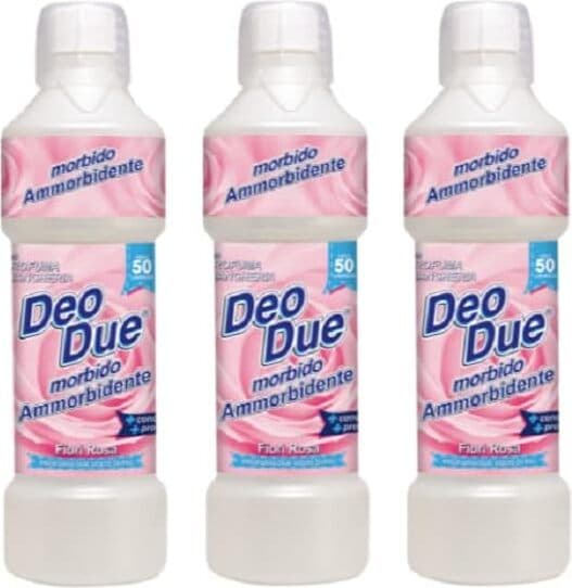Ammorbidente Profumato Fiori Rosa DEO DEO DUE Confezione da 3 Pezzi
