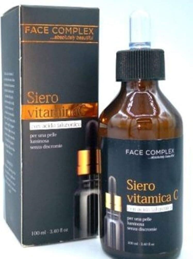 Siero Viso Anti-Età Face Complex 100ml con Effetto Botulino e Applicatore Contagocce