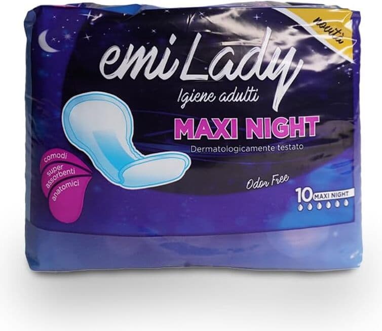Emi Lady Maxi Night - confezione da 10 pezzi