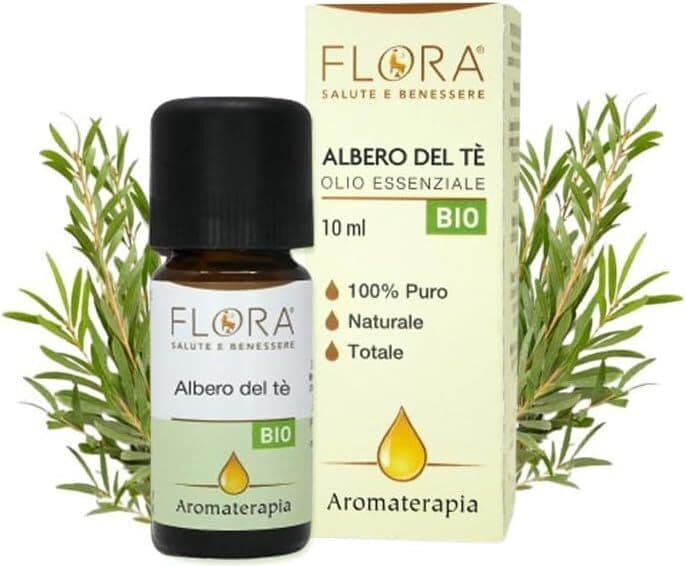 Flora Olio Essenziale Albero del Tè Bio - 10 ml, 1 unità, 1