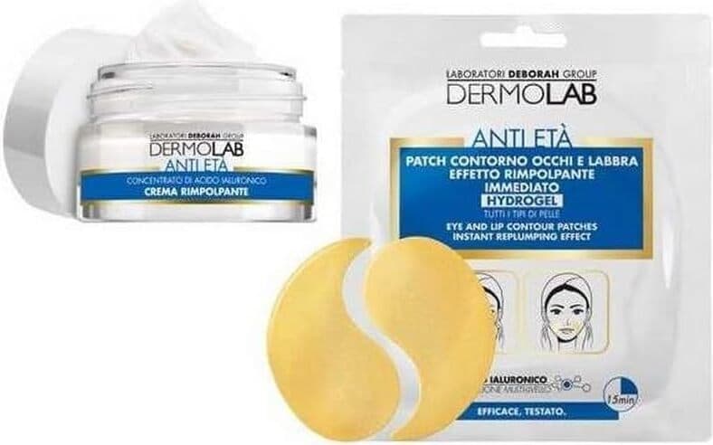 Kit Anti-Età Conf Deborah Dermolab 672: Beauty Box con Crema e Patch Rivitalizzanti
