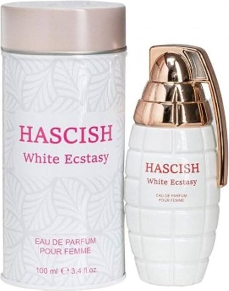 Profumo Donna Hascish White Ecstasy - Eau de Parfum, Fragranza Esotica e Sensuale, 100 ml