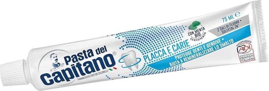 Dentifricio Dent.Capitano Anti-Placca e Anti-Carie 100ml - Aroma Azzurro