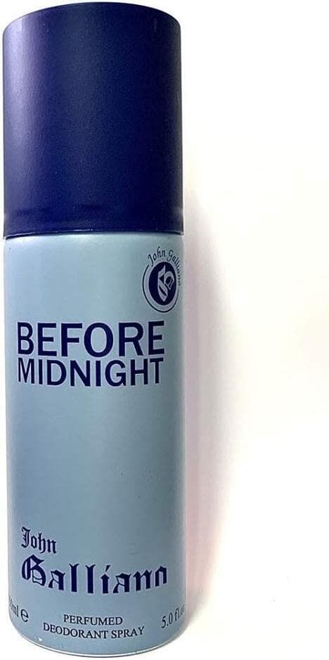 John Galliano BEFORE MIDNIGHT Deodorant Spray 150ml | Refreshing Body Spray | Long Lasting Fragrance