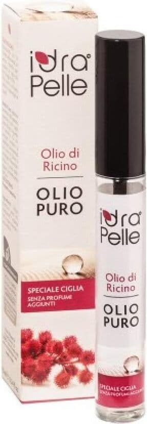 Olio di Ricino Puro per Sopracciglia con Applicatore, 10ml - Stimola la Crescita, Rinforza e Nutre