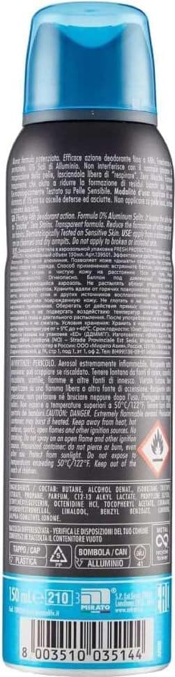12 x Deodorante Spray Breeze Men Fresh Protection, 150ml - Protezione Freschezza Duratura per Uomo