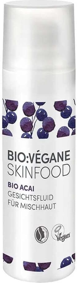 Bio:Végane Skinfood Bio Acai Gesichtsfluid 30 Ml X 6 Pezzi