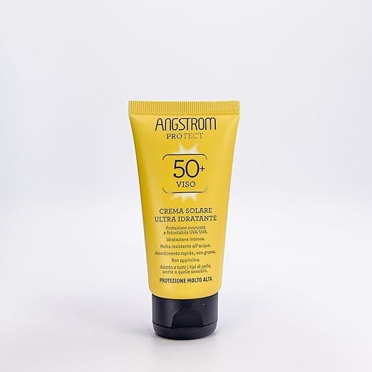 ANGSTROM SOLARE PROTECT HYDRAXOL CREMA SOLARE VISO SPF 50+ ULTRA AmV IDRATANTE 50 ML