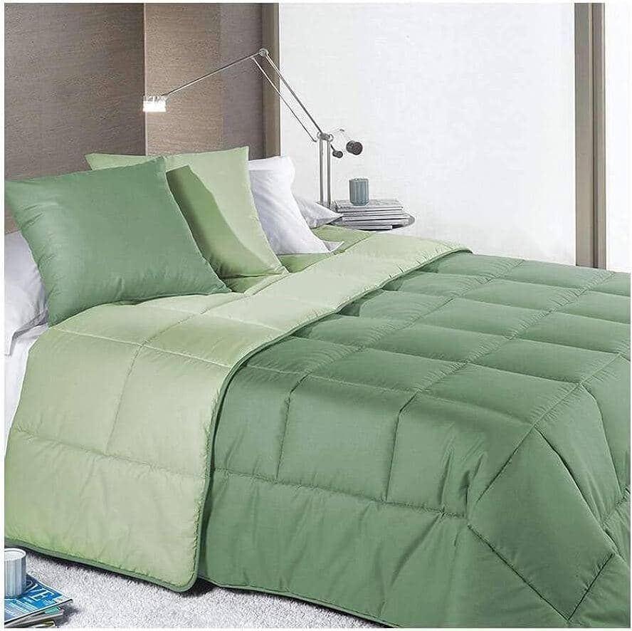 Trapunta Bicolore Singola Eco-Sostenibile Green 1 Piazza - Comfort e Stile Eco-friendly