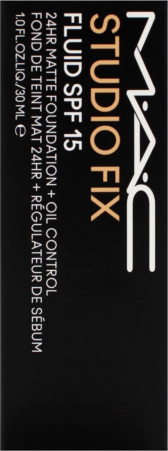 Studio Fix Fluid SPF 15 24Hr Matte Foundation Plus Oil Control - NC27 by MAC for Women - 1 oz Foundation