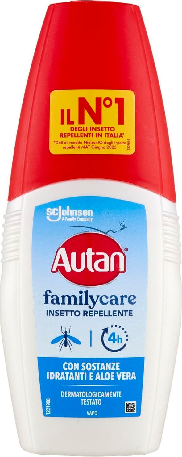 Autan Family Care Spray Senza Gas 100ml con Aloe Vera Idratante