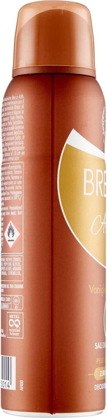 Deodorante Spray Breeze Argan 150ml - Freschezza Duratura e Profumo Delicato