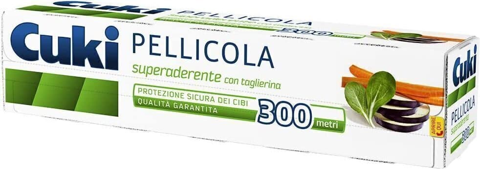 Pellicola Trasparente Cuki Superaderente 300 Metri - Protezione Alimenti