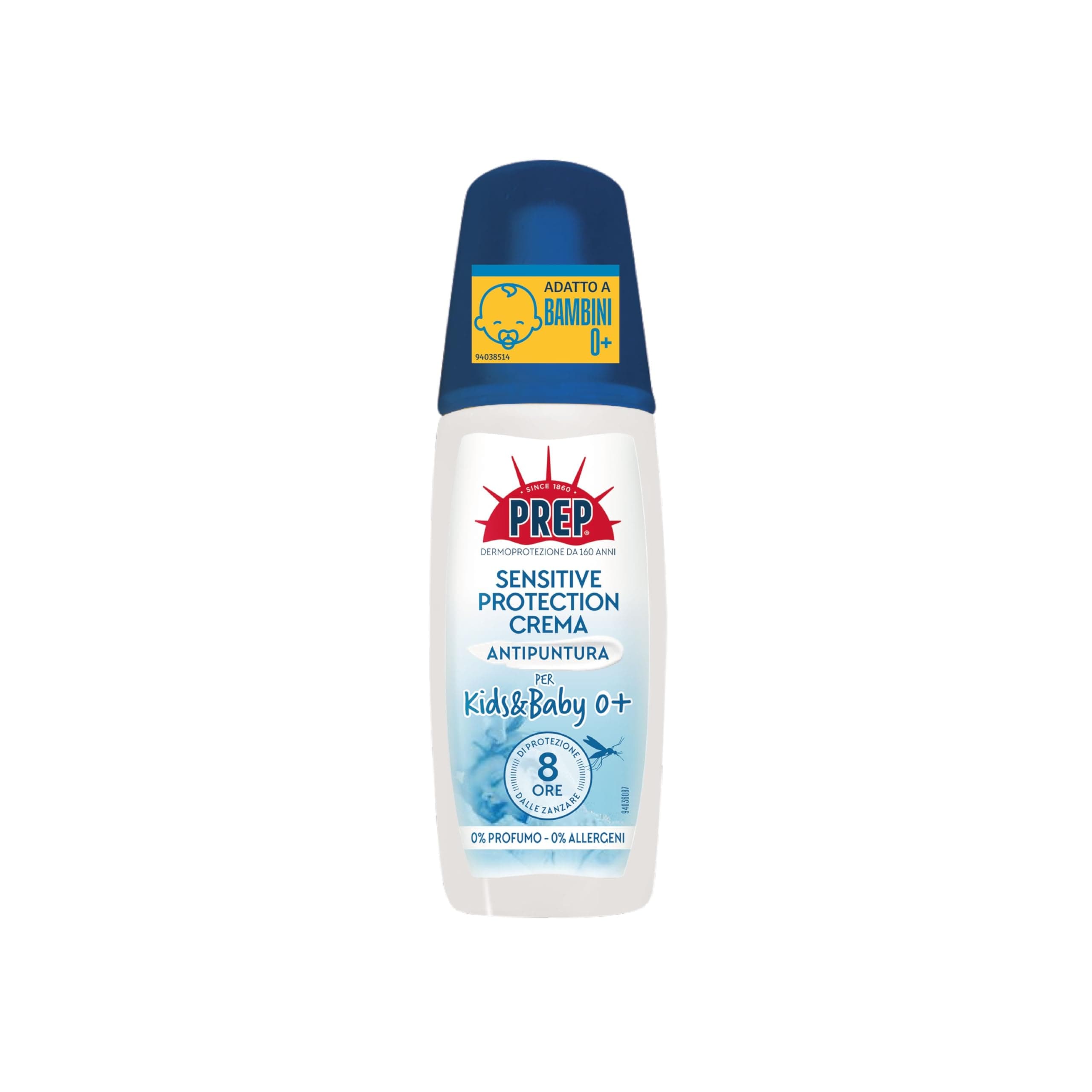Lozione Antipuntura PREP Sensitive Protection Baby 0+ Senza Gas 100 ml - Protezione Delicata per Neonati
