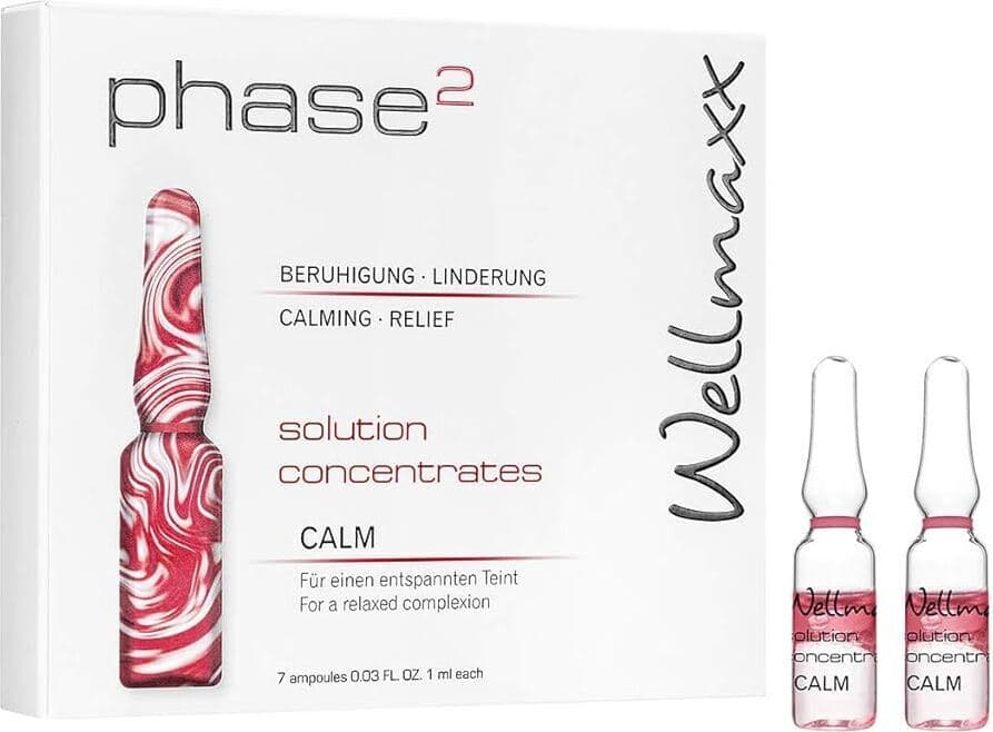 Siero Viso Wellmaxx Phase2 Solution - Concentrati Calmanti 7x1ml per Pelle Sensibile