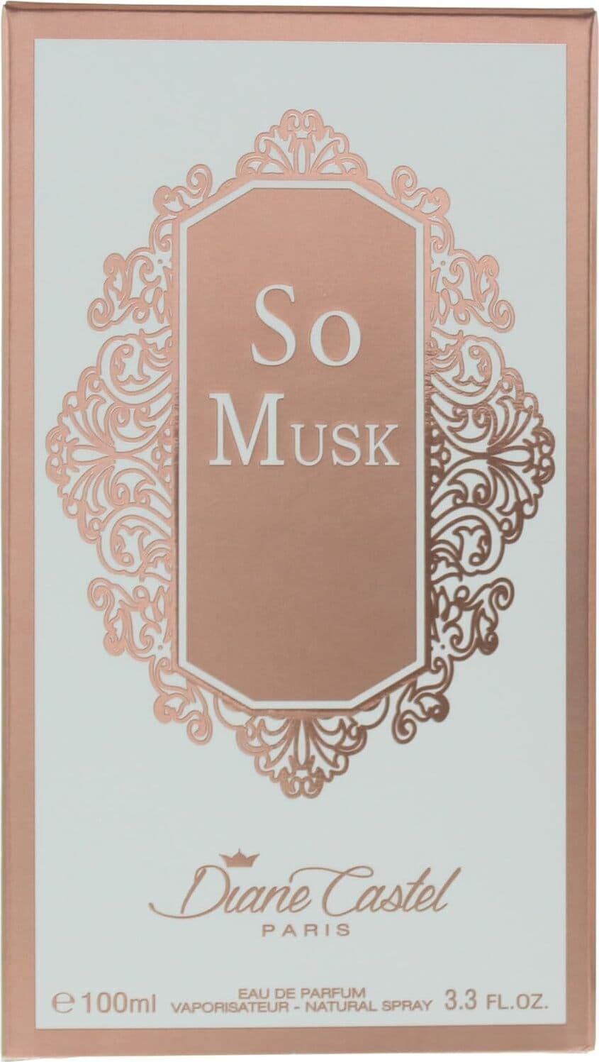 Eau de Parfum So Musk DIANE CASTEL 100ML - Profumo Unisex Intenso e Duraturo