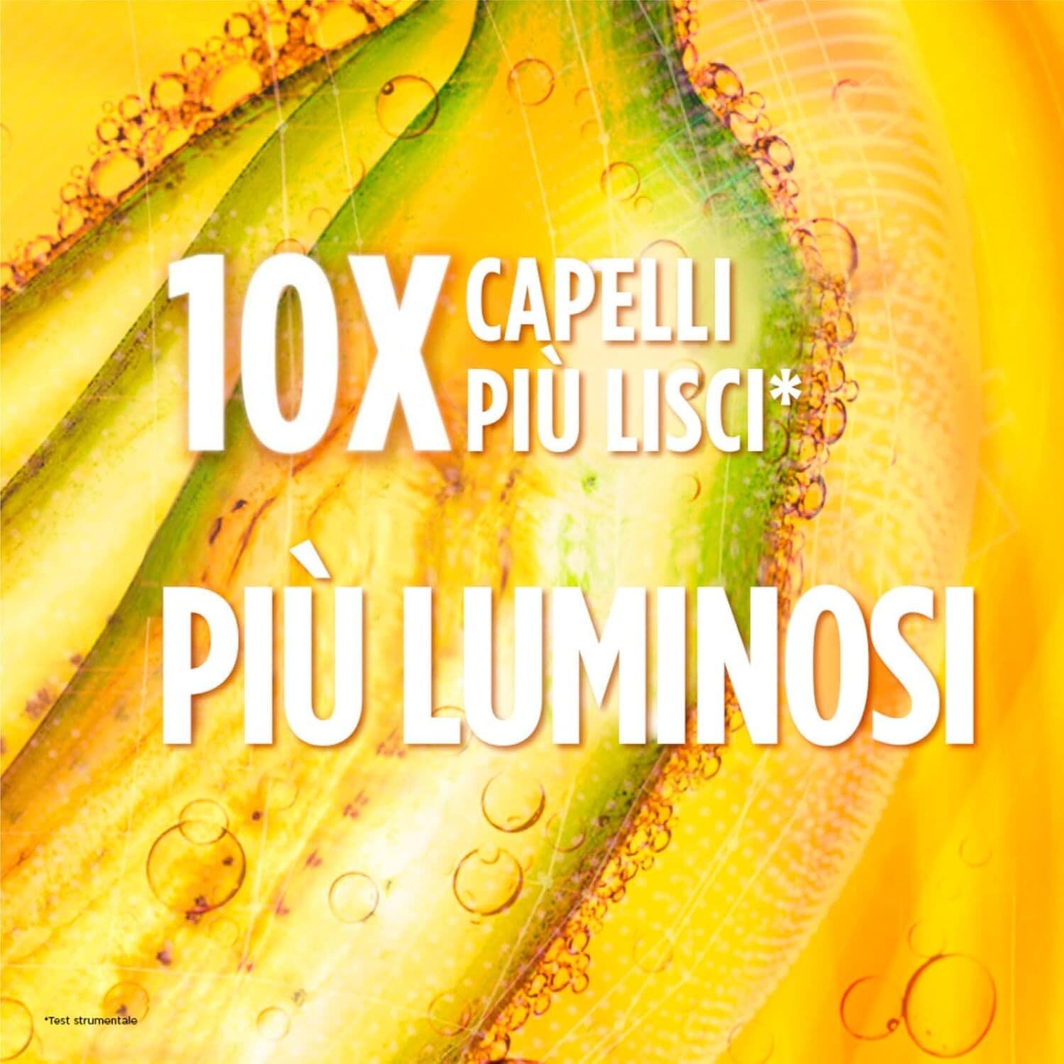 2 X Balsamo Lamellare Nutriente Fructis Banana Hair Drink - 200 ml per Capelli Setosi e Forti