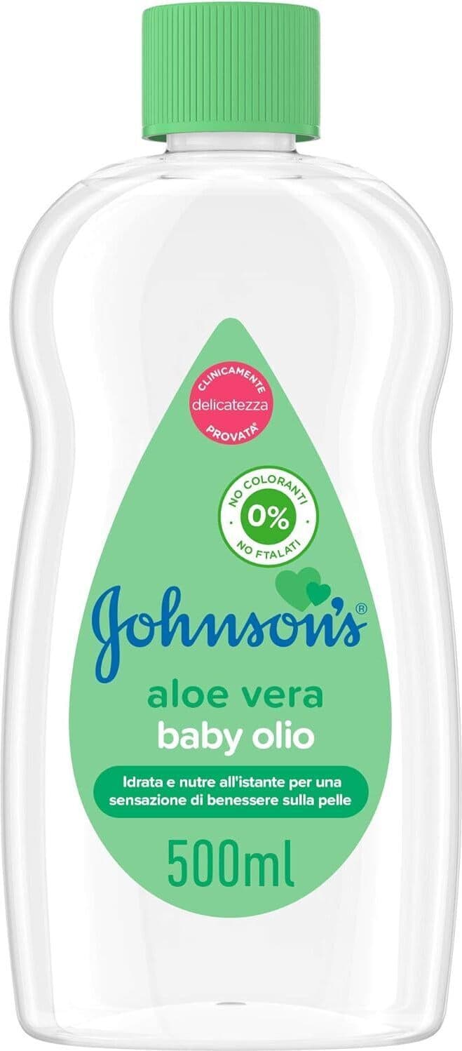 Olio Aloe Vera J e J 500ml Senza Coloranti - Cura Naturale della Pelle AmV